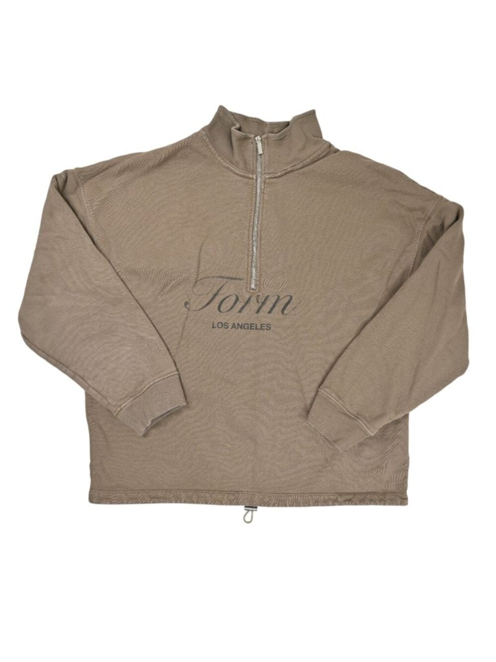 FORM Quarter Zip in Walnut